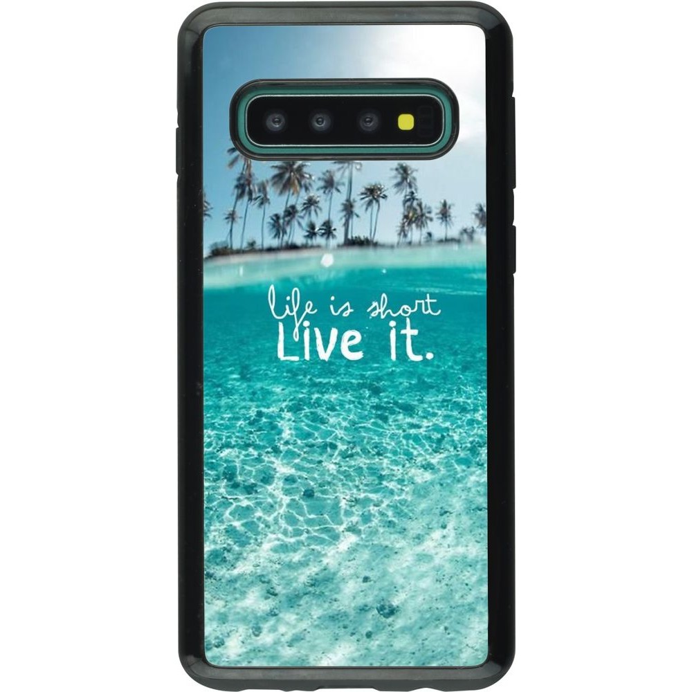 Coque Samsung Galaxy S10 - Hybrid Armor noir Summer 18 24