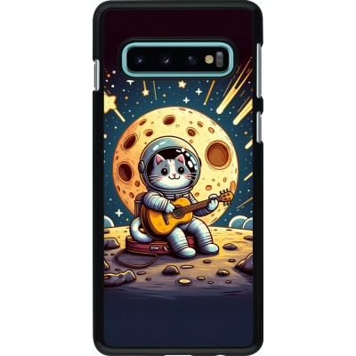 Coque Samsung Galaxy S10 - AstroCat RockLune