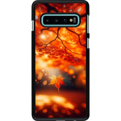 Coque Samsung Galaxy S10 - Automne Magique Orange