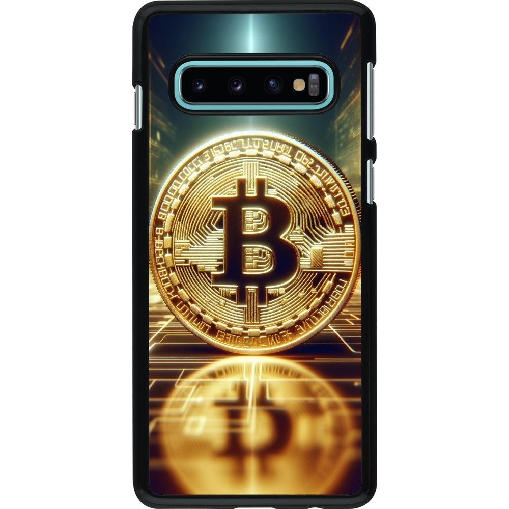 Coque Samsung Galaxy S10 - Bitcoin Standing