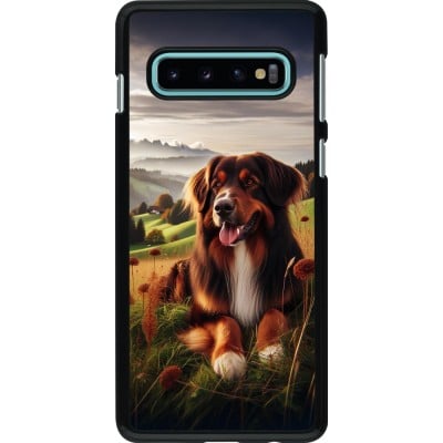 Coque Samsung Galaxy S10 - Chien Campagne Suisse