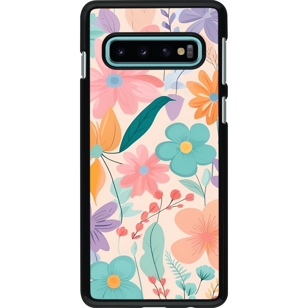 Samsung Galaxy S10 Case Hülle - Easter 2024 spring flowers