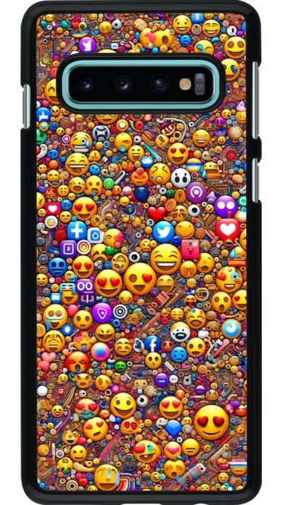 Coque Samsung Galaxy S10 - Emoji mixed