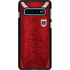 Coque Samsung Galaxy S10 - Maillot de football Autriche personnalisable