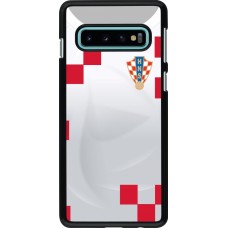 Samsung Galaxy S10 Case Hülle - Kroatien 2022 personalisierbares Fussballtrikot