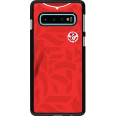 Coque Samsung Galaxy S10 - Maillot de football Tunisie 2022 personnalisable