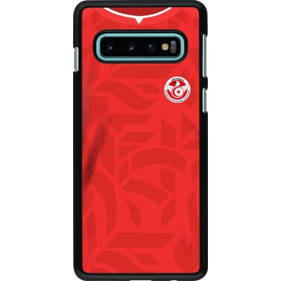 Coque Samsung Galaxy S10 - Maillot de football Tunisie 2022 personnalisable