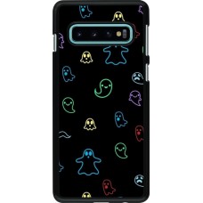 Coque Samsung Galaxy S10 - Halloween 2024 colorful ghosts