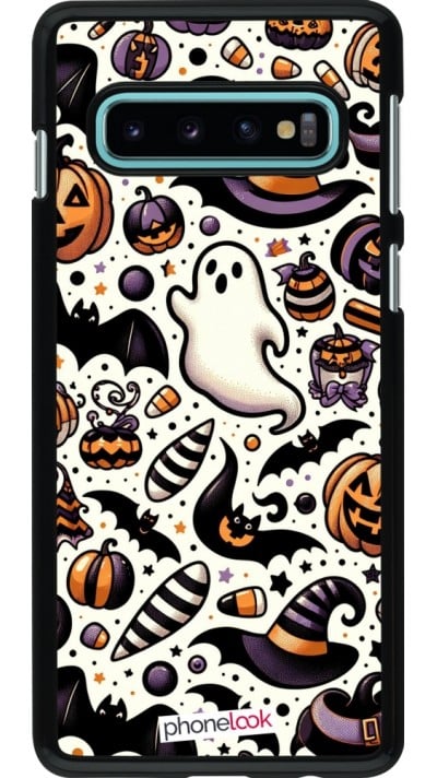 Coque Samsung Galaxy S10 - Halloween 2024 Cute Pattern