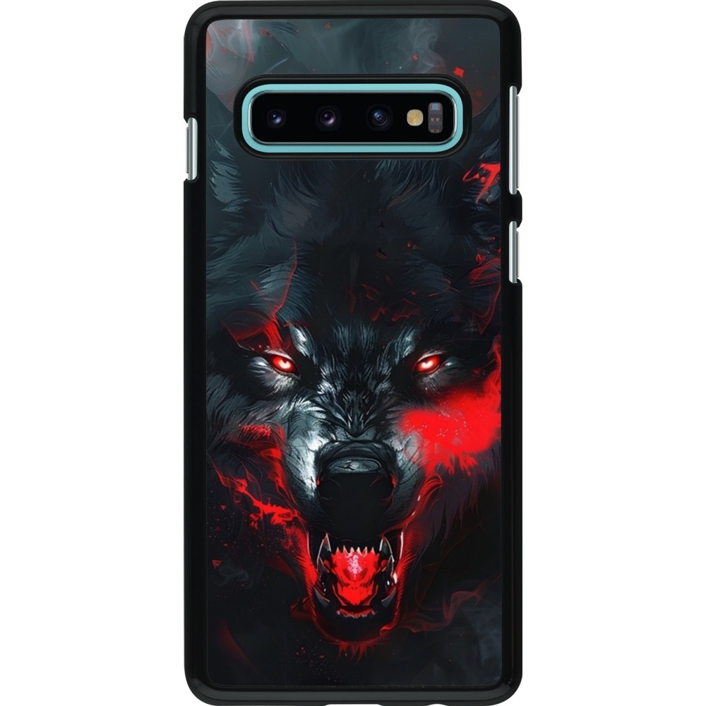 Coque Samsung Galaxy S10 - Halloween 2024 mad werewolf