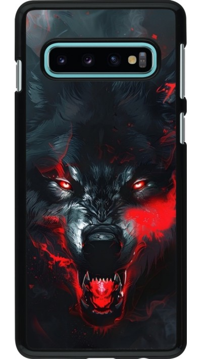 Coque Samsung Galaxy S10 - Halloween 2024 mad werewolf