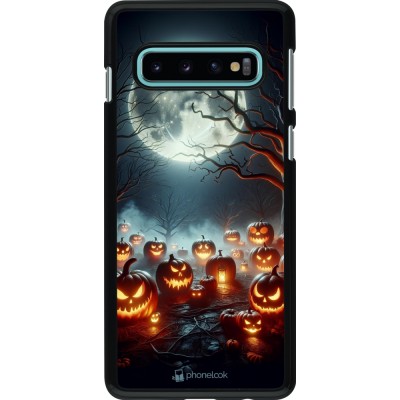 Coque Samsung Galaxy S10 - Halloween 2024 Many Pumpkins