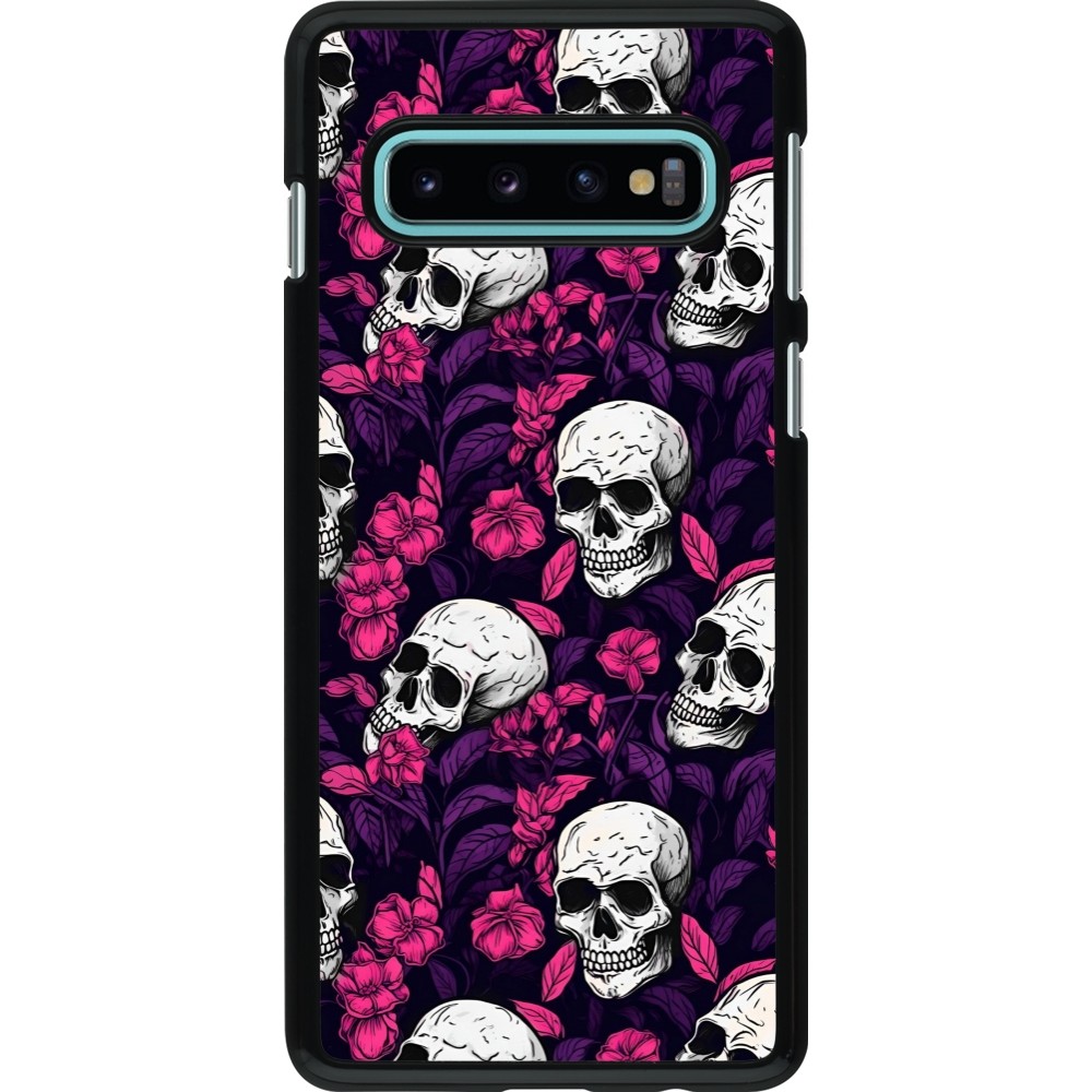 Coque Samsung Galaxy S10 - Halloween 2024 romantic skulls