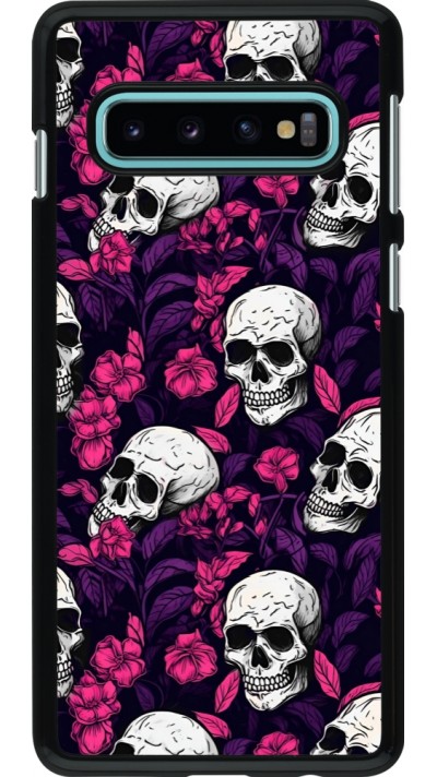 Coque Samsung Galaxy S10 - Halloween 2024 romantic skulls