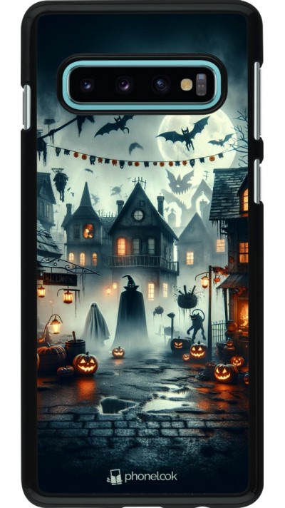 Coque Samsung Galaxy S10 - Halloween Spookville