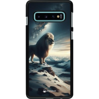 Coque Samsung Galaxy S10 - Le lion blanc