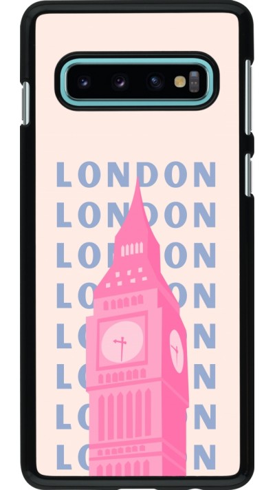 Coque Samsung Galaxy S10 - London Pink Print