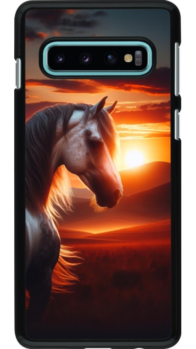 Coque Samsung Galaxy S10 - Majestic Sunset Horse