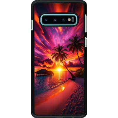 Coque Samsung Galaxy S10 - Maldives Dusk Bliss