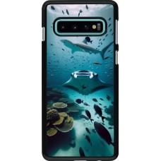 Coque Samsung Galaxy S10 - Manta Lagon Nettoyage