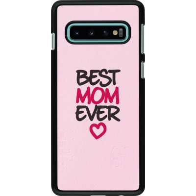 Coque Samsung Galaxy S10 - Mom 2023 best Mom ever pink