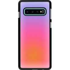 Coque Samsung Galaxy S10 - Orange Pink Blue Gradient