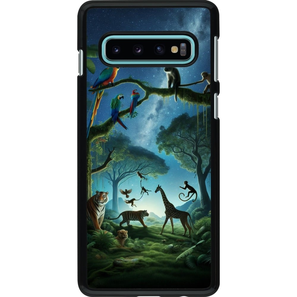 Coque Samsung Galaxy S10 - Paradis des animaux exotiques