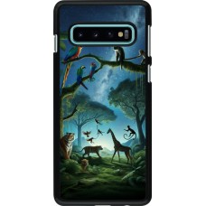 Coque Samsung Galaxy S10 - Paradis des animaux exotiques