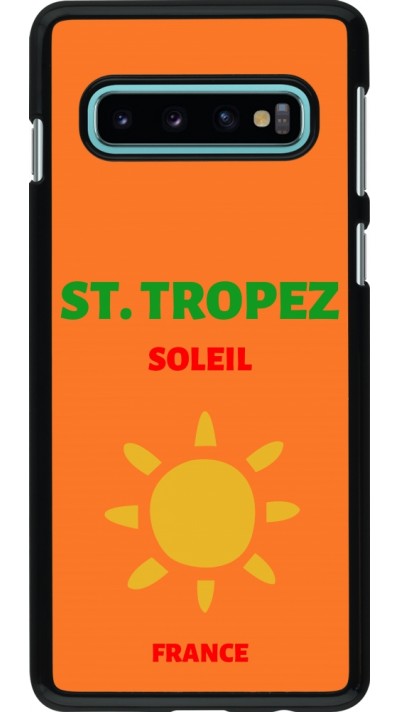 Coque Samsung Galaxy S10 - Pop Summer Destination St-Tropez