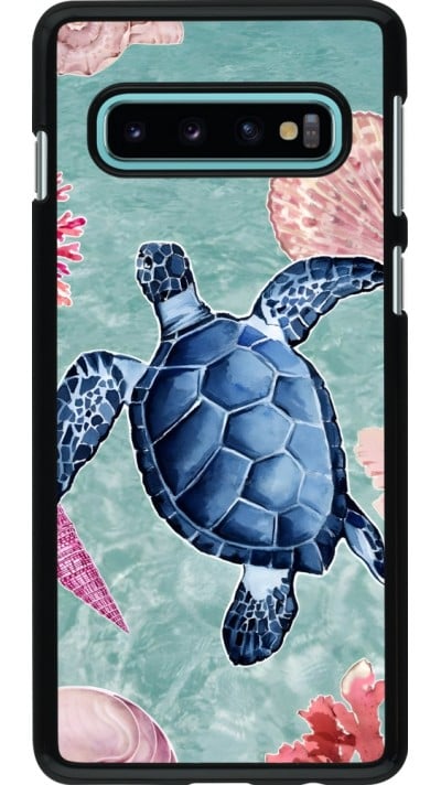 Coque Samsung Galaxy S10 - Preppy Turtle