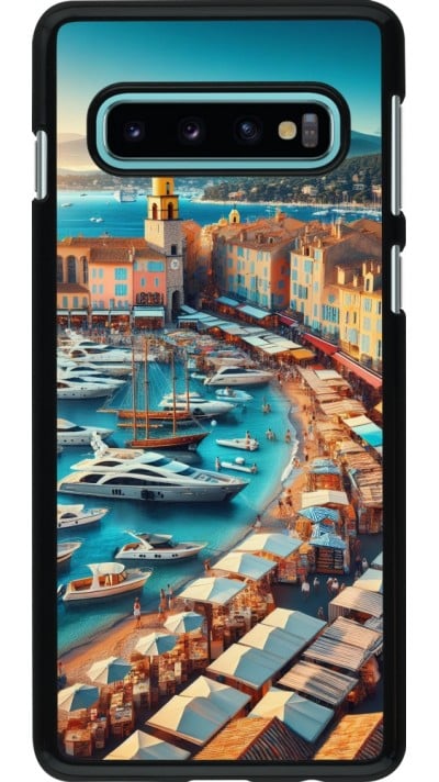 Coque Samsung Galaxy S10 - Saint-Tropez Beach