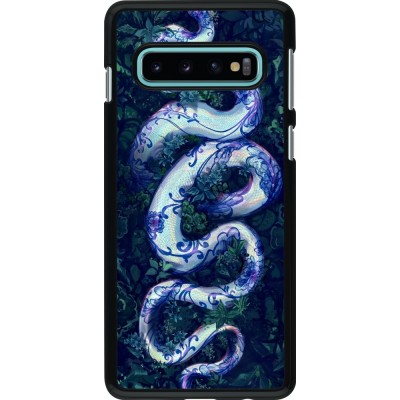 Coque Samsung Galaxy S10 - Serpent Blue Anaconda