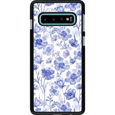 Coque Samsung Galaxy S10 - Spring 23 watercolor blue flowers