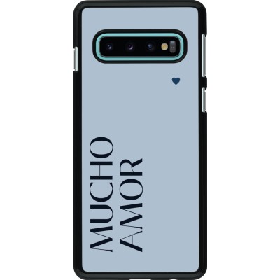 Coque Samsung Galaxy S10 - Valentine 2024 mucho amor azul