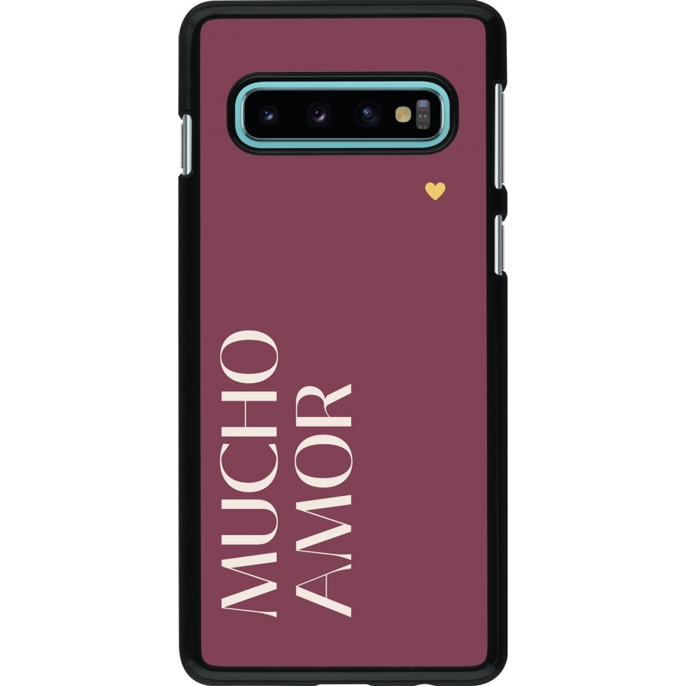 Coque Samsung Galaxy S10 - Valentine 2024 mucho amor rosado