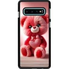 Coque Samsung Galaxy S10 - Valentine 2024 Ourson rose