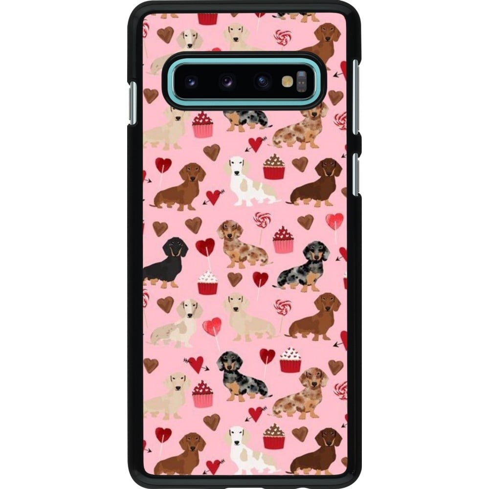 Coque Samsung Galaxy S10 - Valentine 2024 puppy love