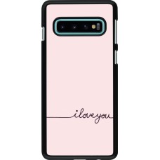 Coque Samsung Galaxy S10 - Valentine 2023 i love you writing