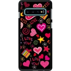 Coque Samsung Galaxy S10 - Valentine 2023 love symbols