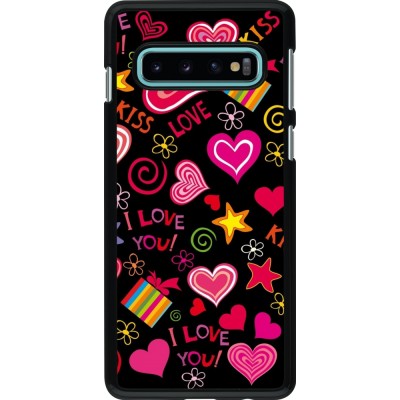 Coque Samsung Galaxy S10 - Valentine 2023 love symbols