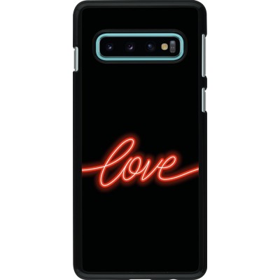 Coque Samsung Galaxy S10 - Valentine 2023 neon love