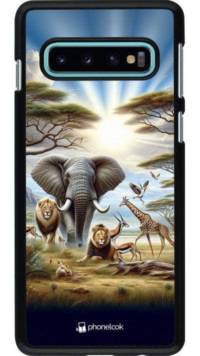 Coque Samsung Galaxy S10 - Vie sauvage africaine