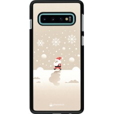 Coque Samsung Galaxy S10 - Noël 2023 Minimalist Santa