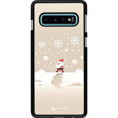 Coque Samsung Galaxy S10 - Noël 2023 Minimalist Santa