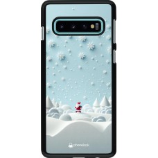 Coque Samsung Galaxy S10 - Noël 2023 Petit Père Flocon