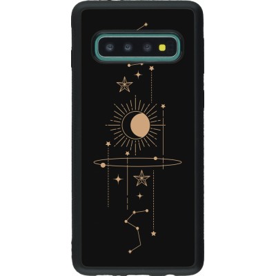 Coque Samsung Galaxy S10 - Silicone rigide noir Spring 23 astro