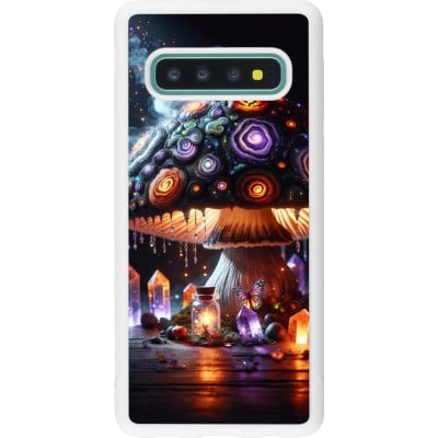 Coque Samsung Galaxy S10 - Silicone rigide blanc Halloween Potion Magic