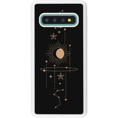 Coque Samsung Galaxy S10 - Silicone rigide blanc Spring 23 astro