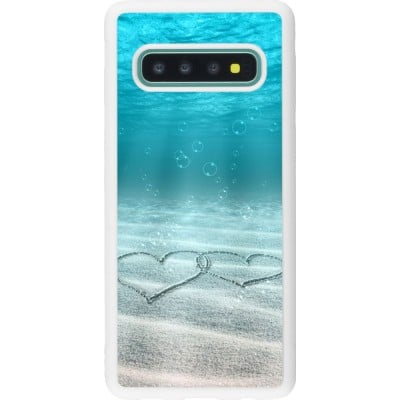 Coque Samsung Galaxy S10 - Silicone rigide blanc Summer 18 19