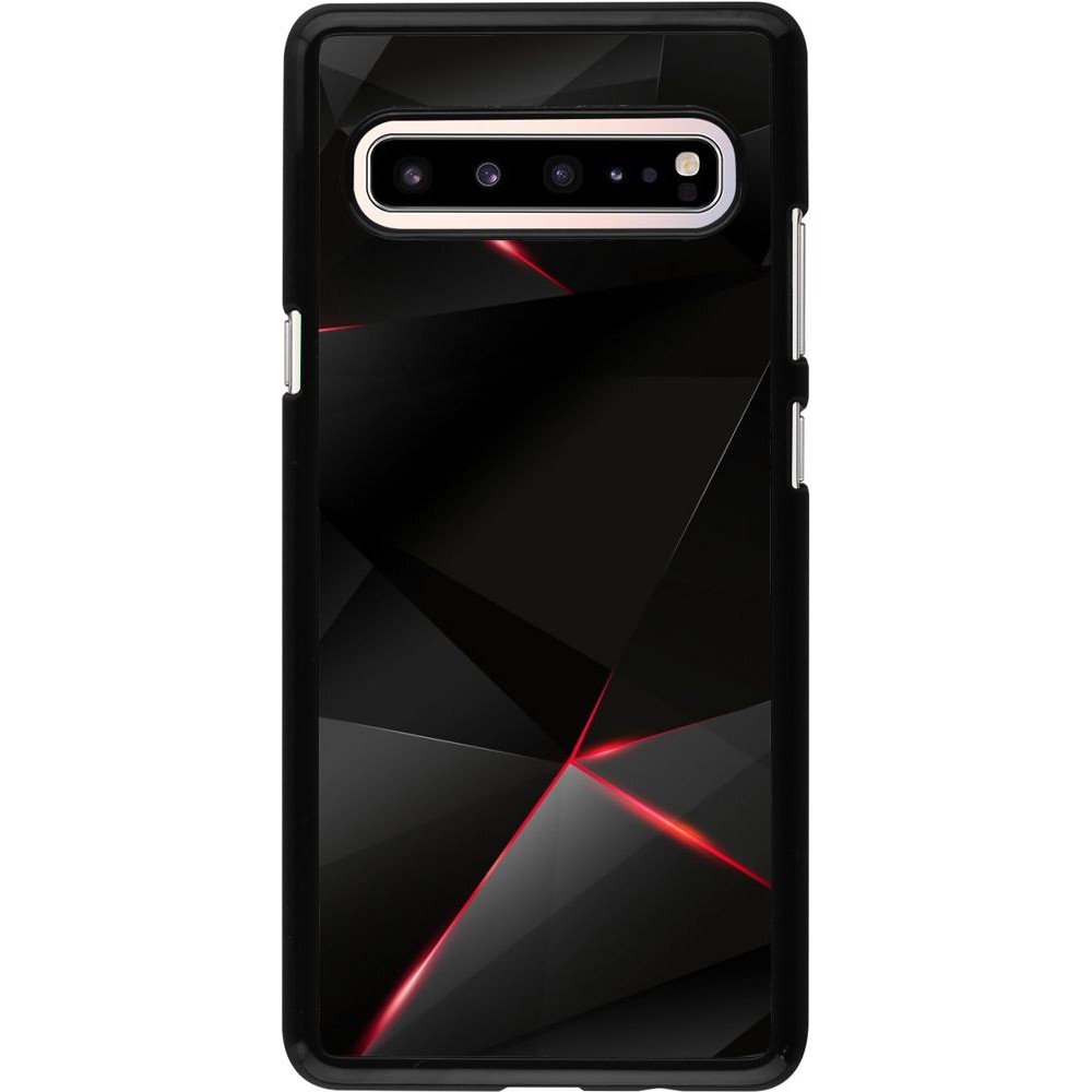 Coque Samsung Galaxy S10 5G - Black Red Lines